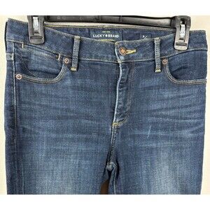 Lucky Brand Hayden Skinny Womens Jeans 2/26 Blue Stretch Mid Rise 29” Waist
